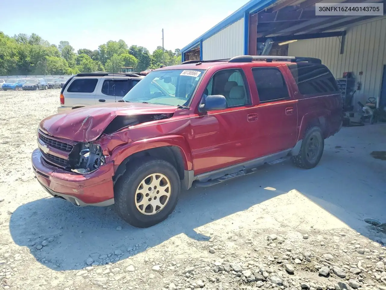 2004 Chevrolet Suburban K1500 VIN: 3GNFK16Z44G143705 Lot: 60738866