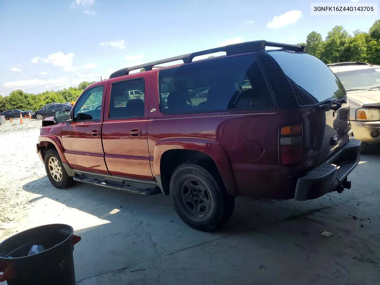 2004 Chevrolet Suburban K1500 VIN: 3GNFK16Z44G143705 Lot: 60738866