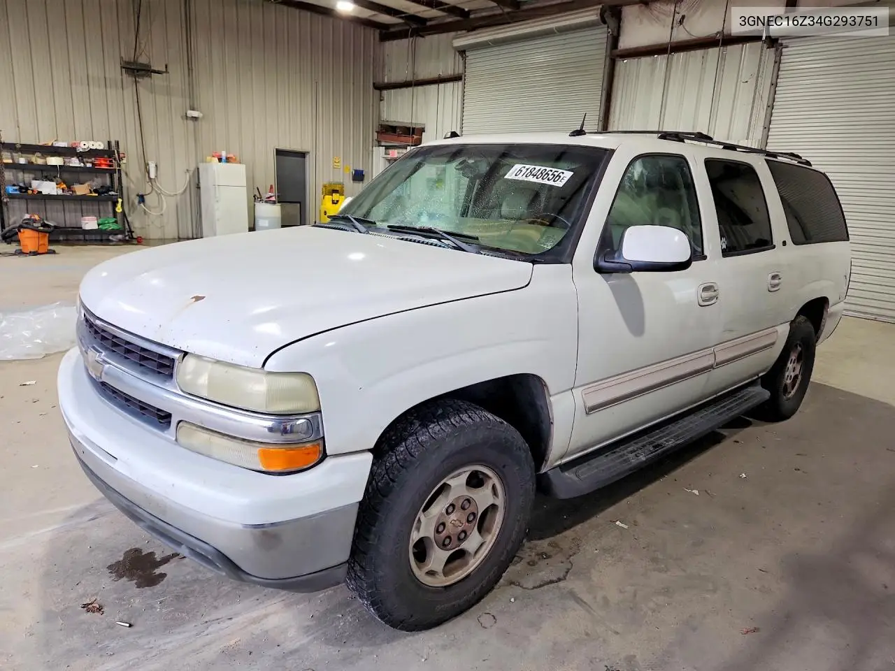 2004 Chevrolet Suburban C1500 VIN: 3GNEC16Z34G293751 Lot: 61848656