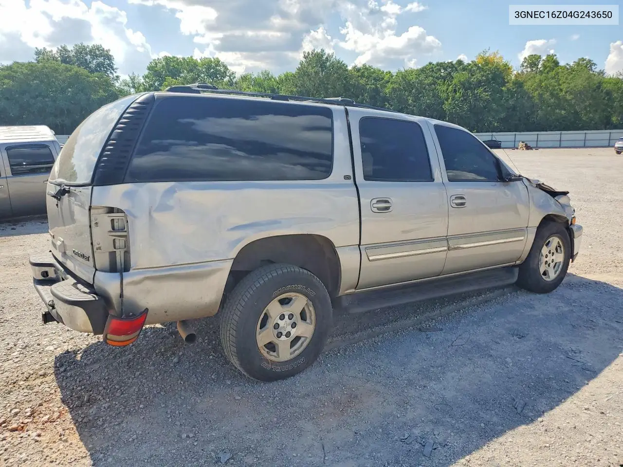 2004 Chevrolet Suburban C1500 VIN: 3GNEC16Z04G243650 Lot: 95586445