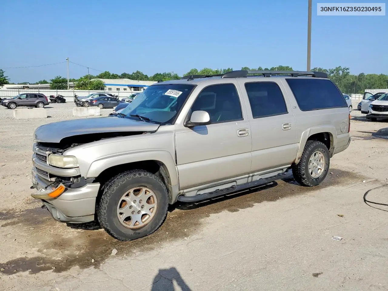 2005 Chevrolet Suburban K1500 VIN: 3GNFK16Z35G230495 Lot: 59591066
