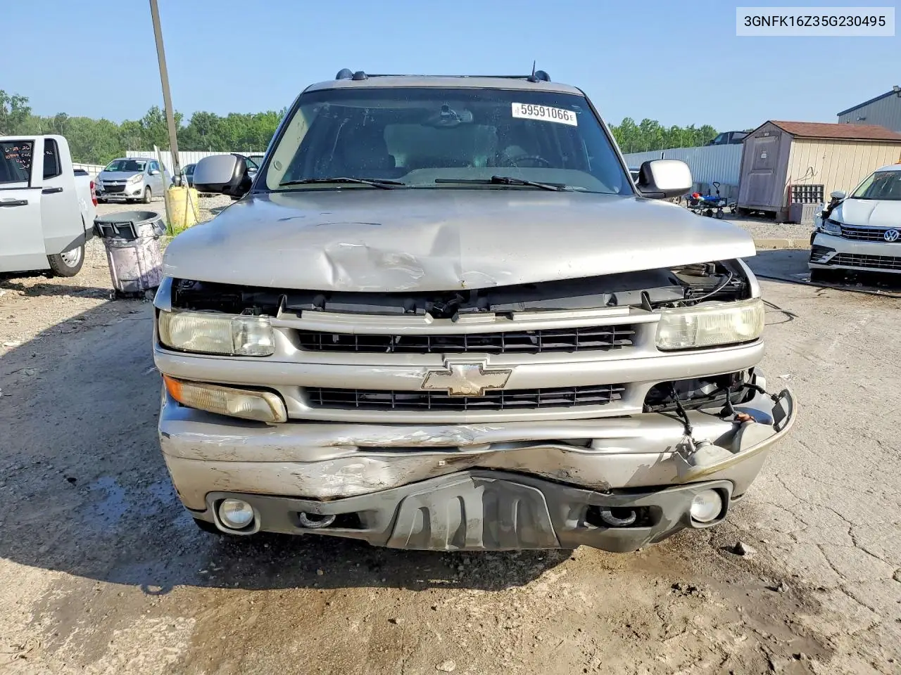 2005 Chevrolet Suburban K1500 VIN: 3GNFK16Z35G230495 Lot: 59591066