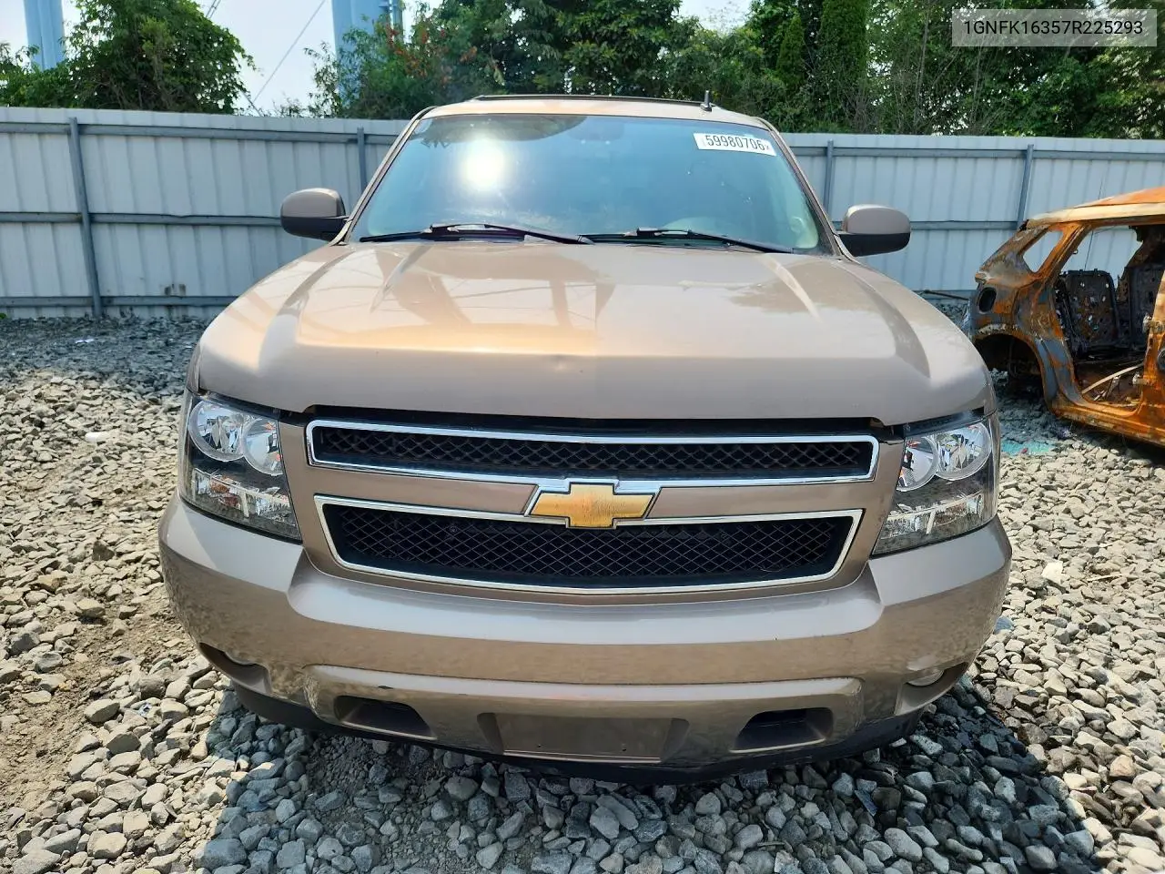 2007 Chevrolet Suburban K1500 VIN: 1GNFK16357R225293 Lot: 59980706