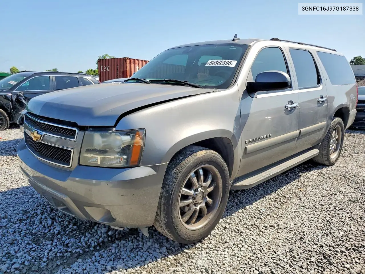 2007 Chevrolet Suburban C1500 VIN: 3GNFC16J97G187338 Lot: 60882896