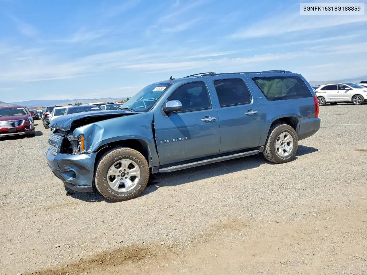 2008 Chevrolet Suburban K1500 Ls VIN: 3GNFK16318G188859 Lot: 59889296