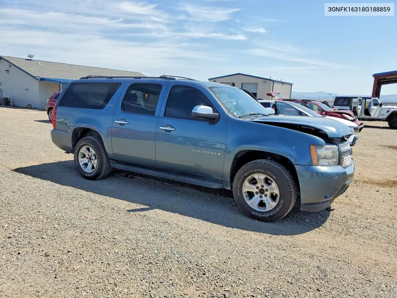 2008 Chevrolet Suburban K1500 Ls VIN: 3GNFK16318G188859 Lot: 59889296