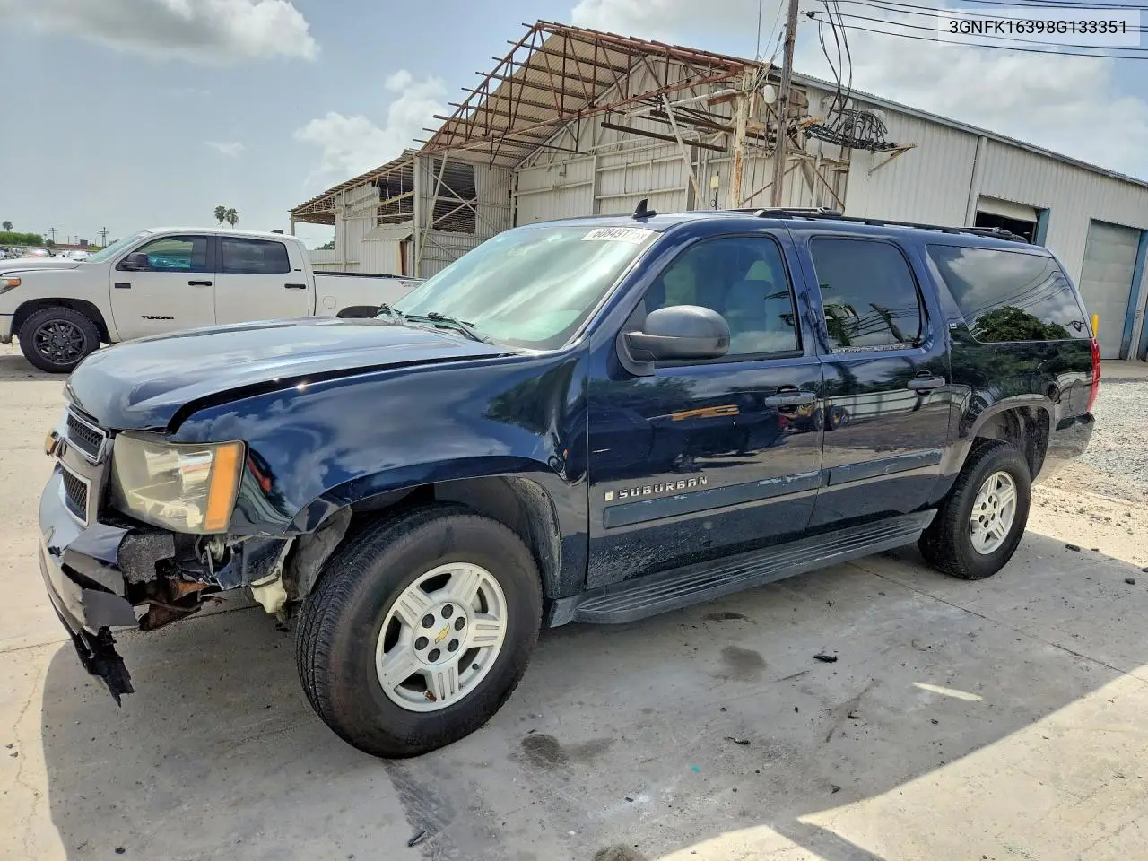2008 Chevrolet Suburban K1500 Ls VIN: 3GNFK16398G133351 Lot: 60849126
