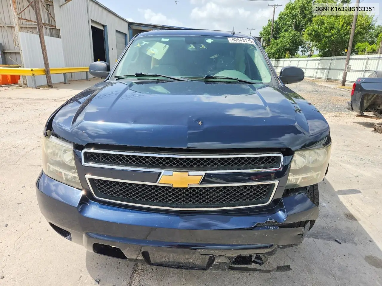 2008 Chevrolet Suburban K1500 Ls VIN: 3GNFK16398G133351 Lot: 60849126