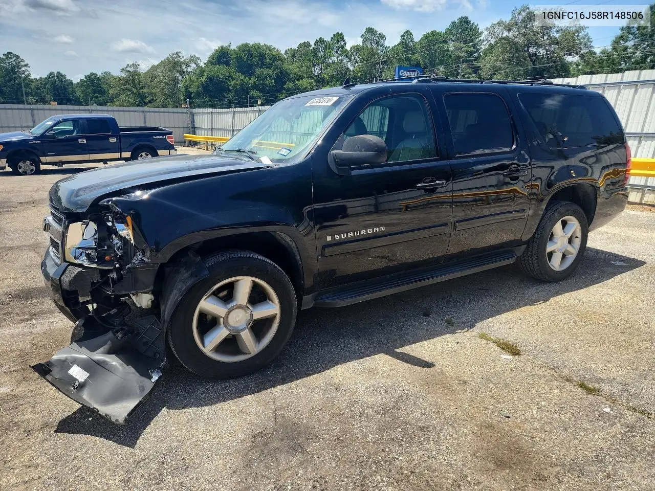 2008 Chevrolet Suburban C1500 Ls VIN: 1GNFC16J58R148506 Lot: 60952316
