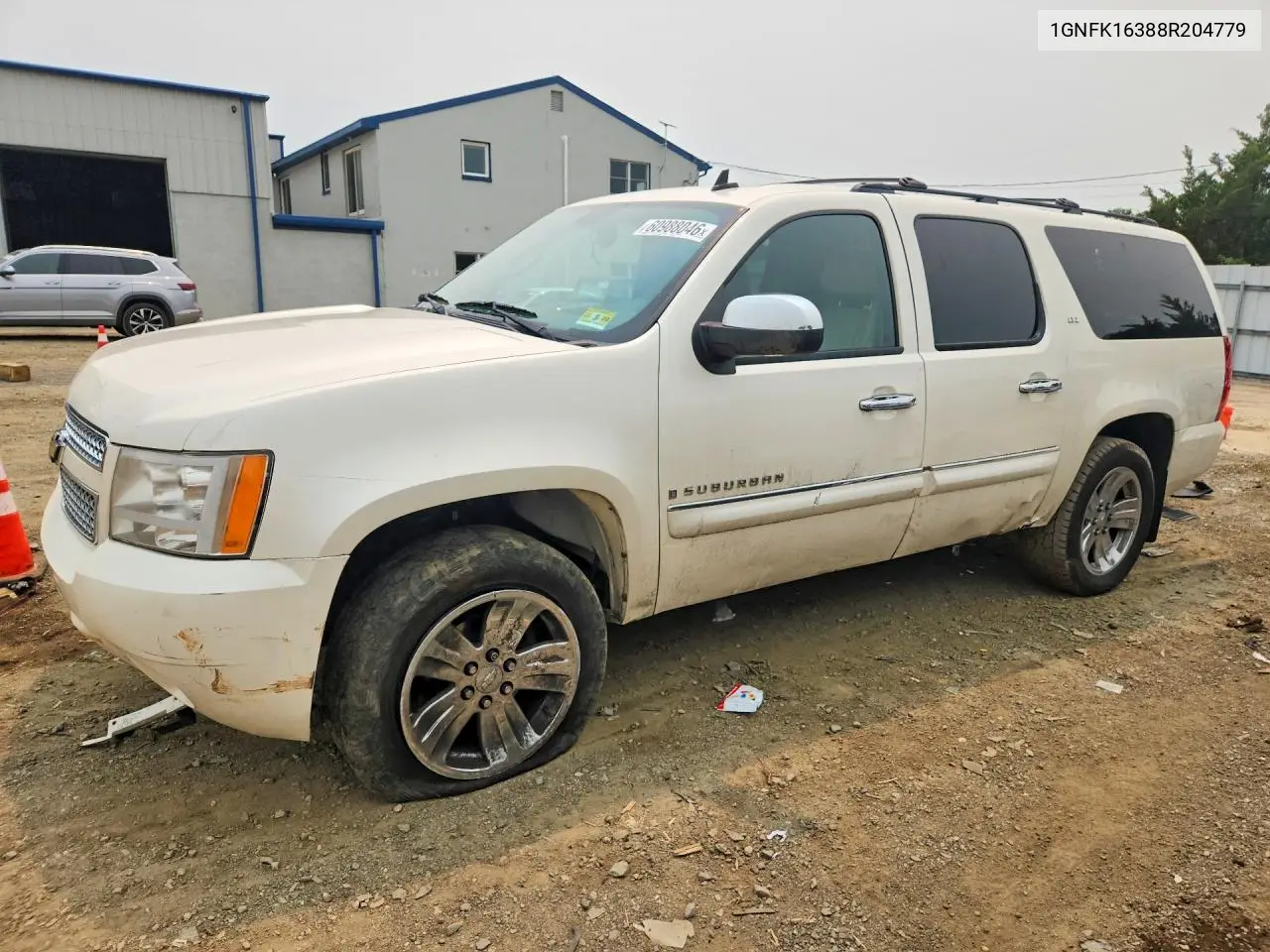 2008 Chevrolet Suburban K1500 Ls VIN: 1GNFK16388R204779 Lot: 60988046