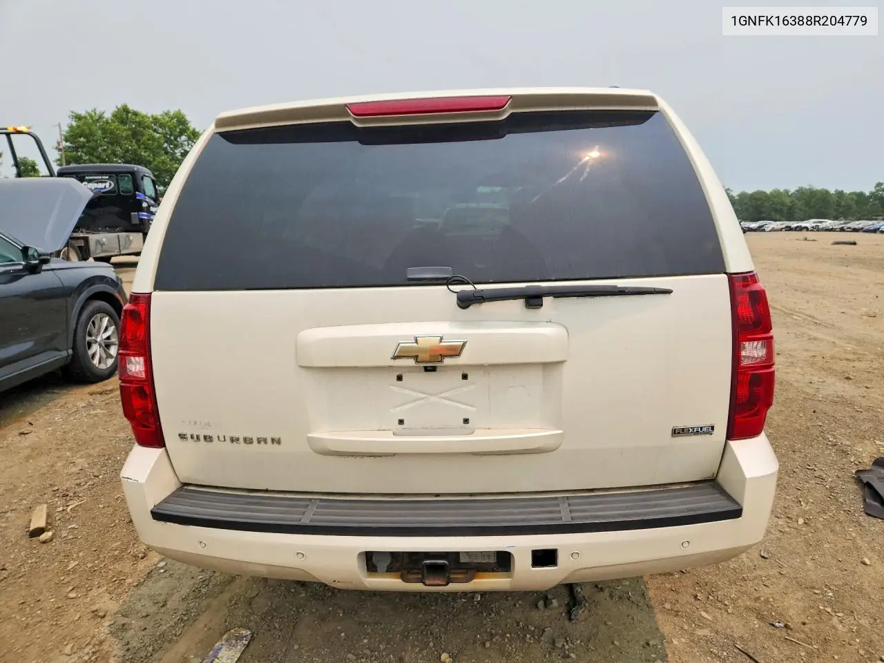2008 Chevrolet Suburban K1500 Ls VIN: 1GNFK16388R204779 Lot: 60988046