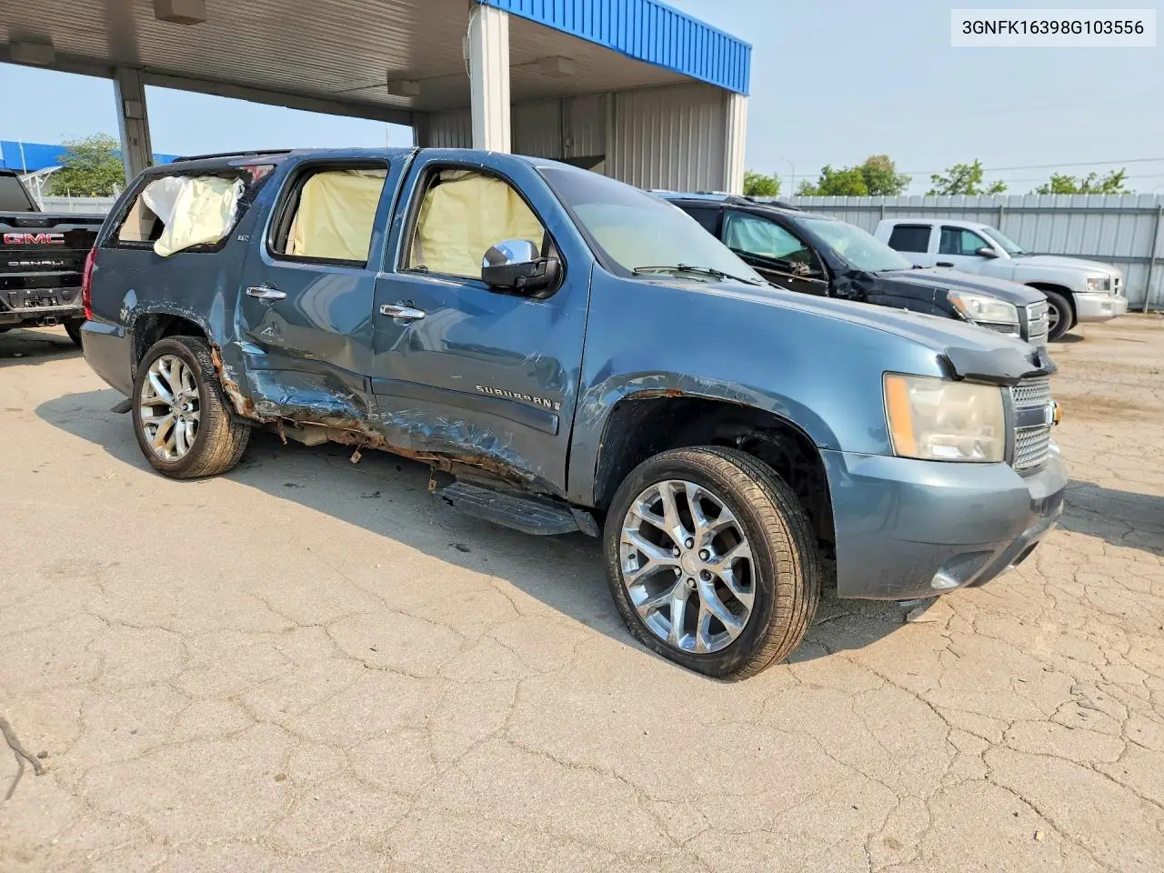 2008 Chevrolet Suburban K1500 Ls VIN: 3GNFK16398G103556 Lot: 61009936