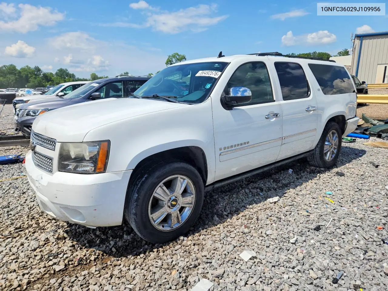 2009 Chevrolet Suburban C1500 Ltz VIN: 1GNFC36029J109956 Lot: 56492576