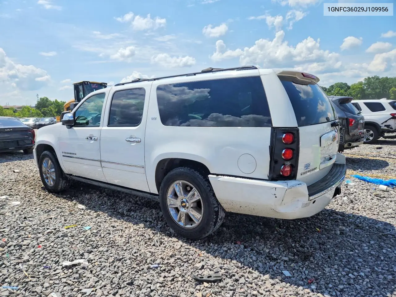 2009 Chevrolet Suburban C1500 Ltz VIN: 1GNFC36029J109956 Lot: 56492576