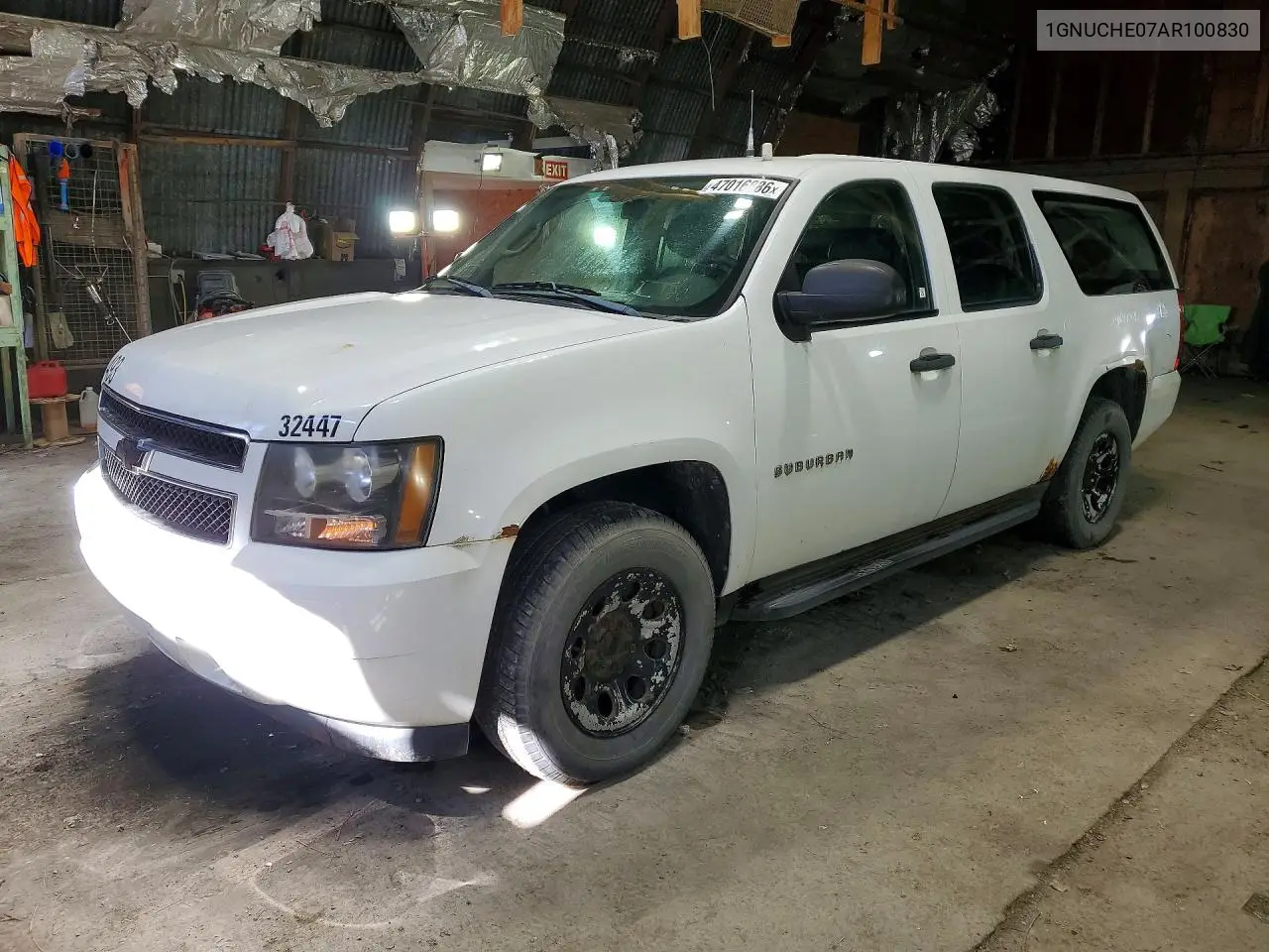 2010 Chevrolet Suburban C1500 Ls VIN: 1GNUCHE07AR100830 Lot: 47016886