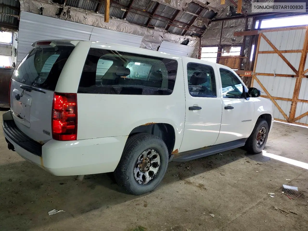 2010 Chevrolet Suburban C1500 Ls VIN: 1GNUCHE07AR100830 Lot: 47016886