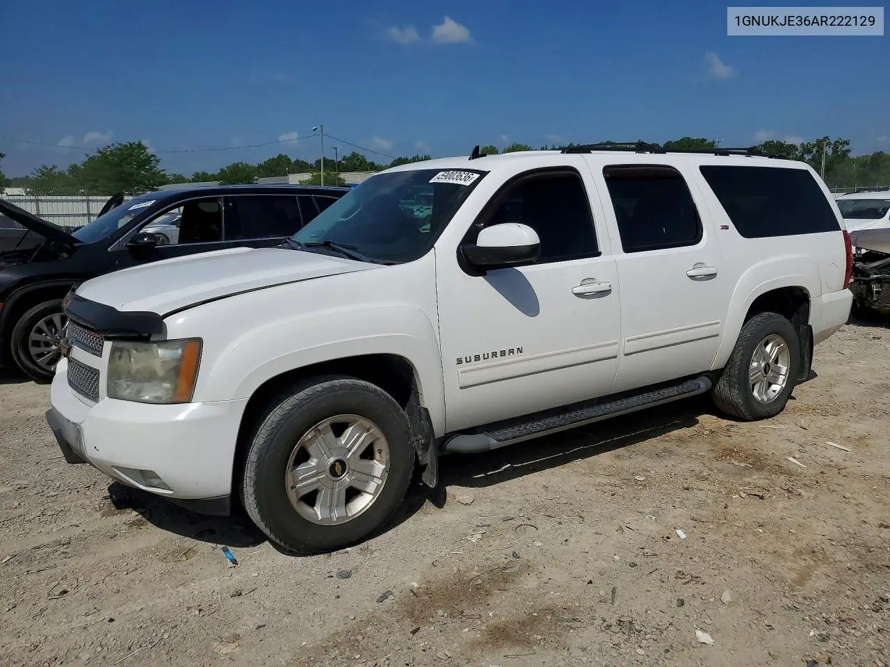 2010 Chevrolet Suburban K1500 Lt VIN: 1GNUKJE36AR222129 Lot: 59003636