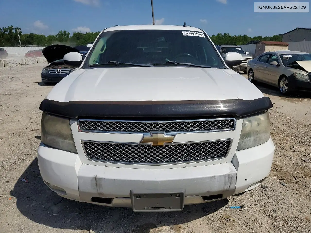 2010 Chevrolet Suburban K1500 Lt VIN: 1GNUKJE36AR222129 Lot: 59003636