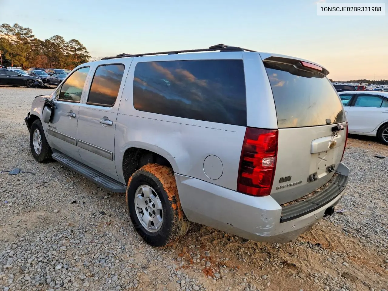2011 Chevrolet Suburban C1500 Lt VIN: 1GNSCJE02BR331988 Lot: 52389856