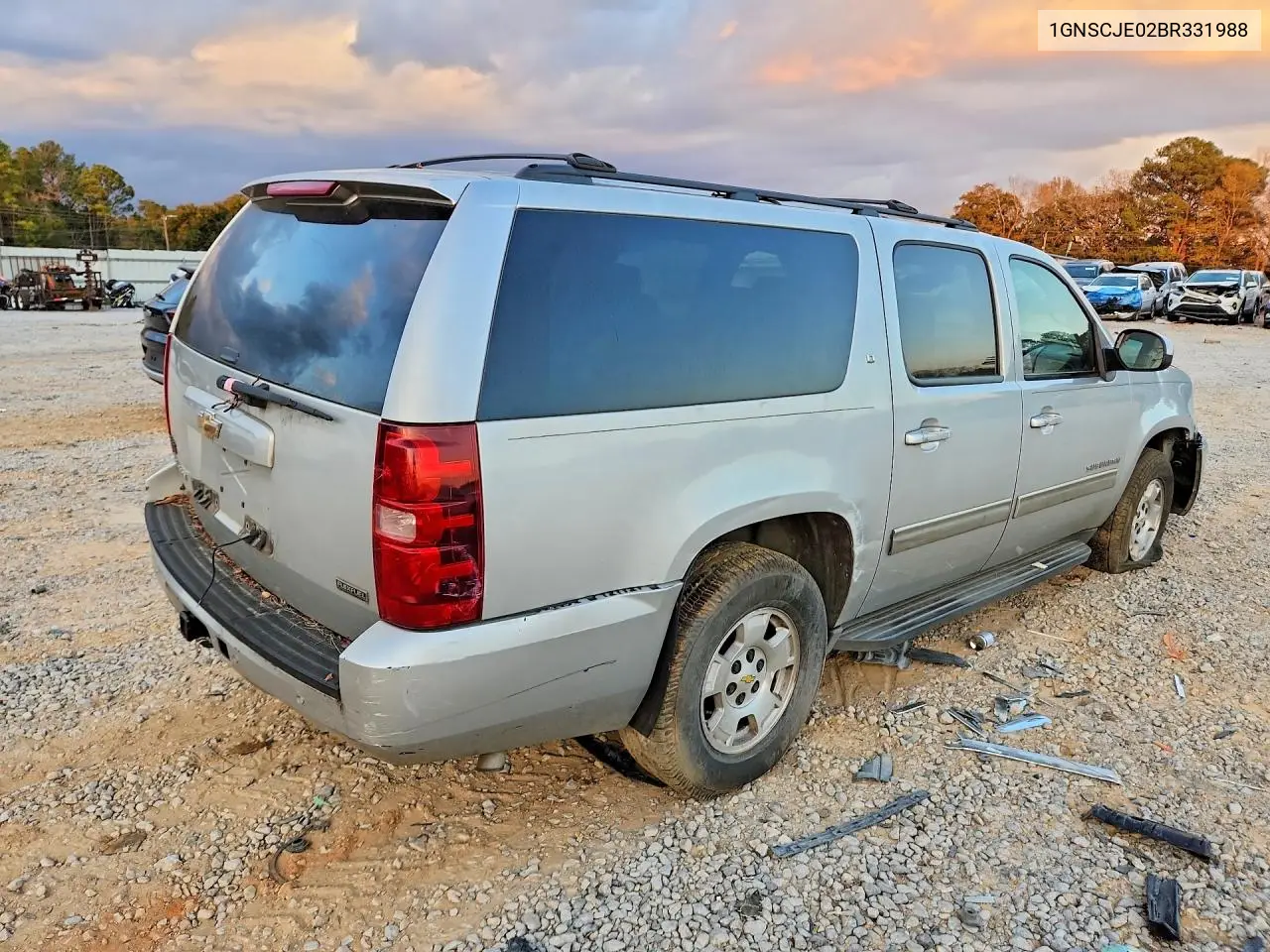 2011 Chevrolet Suburban C1500 Lt VIN: 1GNSCJE02BR331988 Lot: 52389856