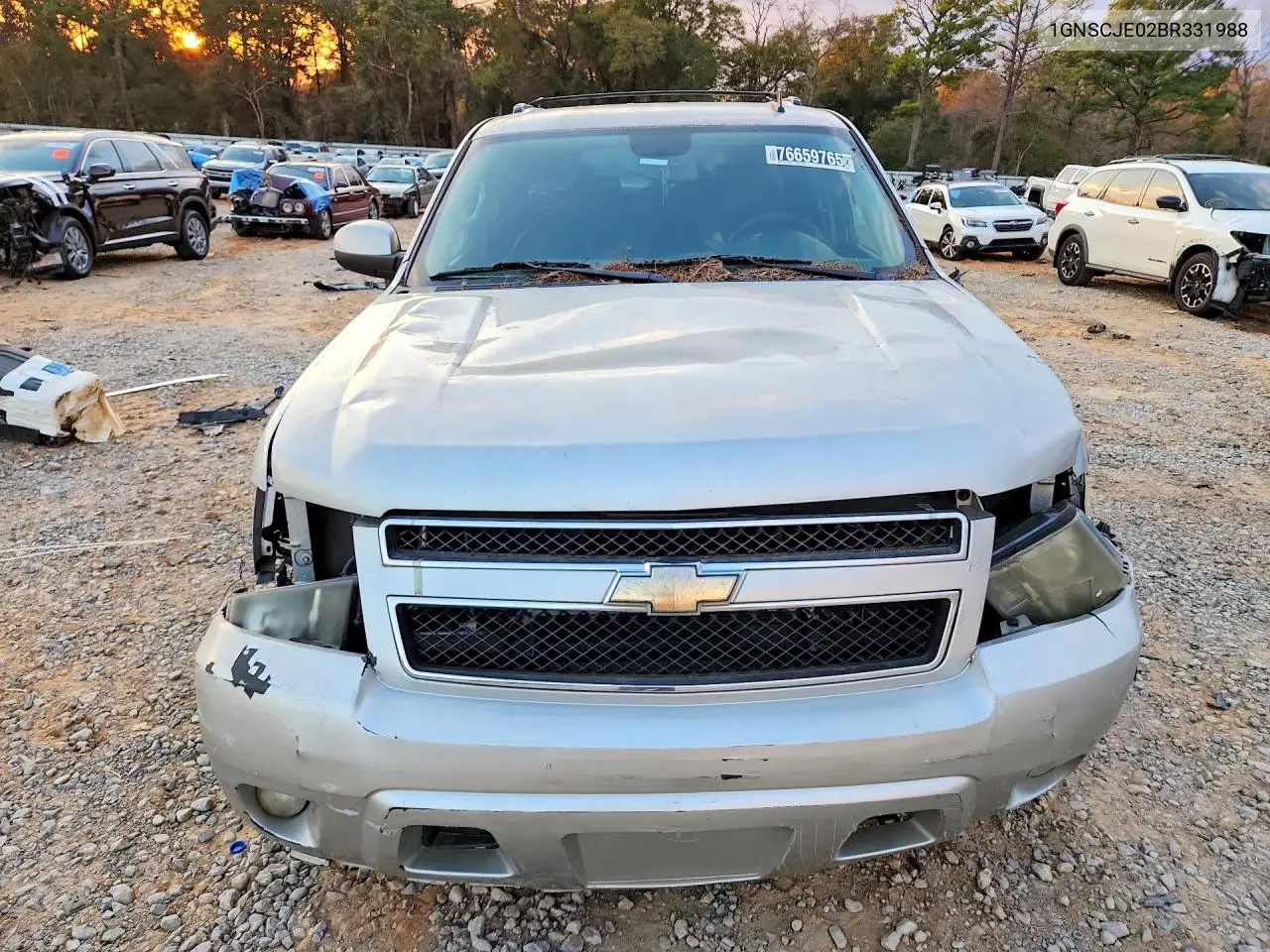 2011 Chevrolet Suburban C1500 Lt VIN: 1GNSCJE02BR331988 Lot: 52389856