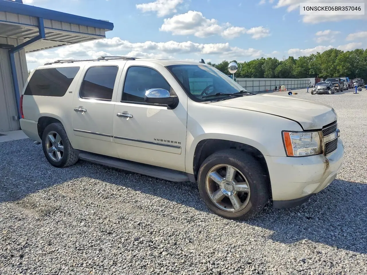2011 Chevrolet Suburban C1500 Ltz VIN: 1GNSCKE06BR357046 Lot: 53408716