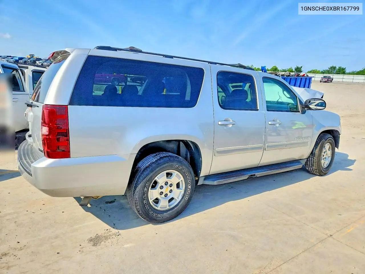 2011 Chevrolet Suburban C1500 Ls VIN: 1GNSCHE0XBR167799 Lot: 58540896