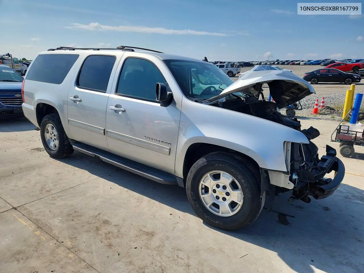 2011 Chevrolet Suburban C1500 Ls VIN: 1GNSCHE0XBR167799 Lot: 58540896