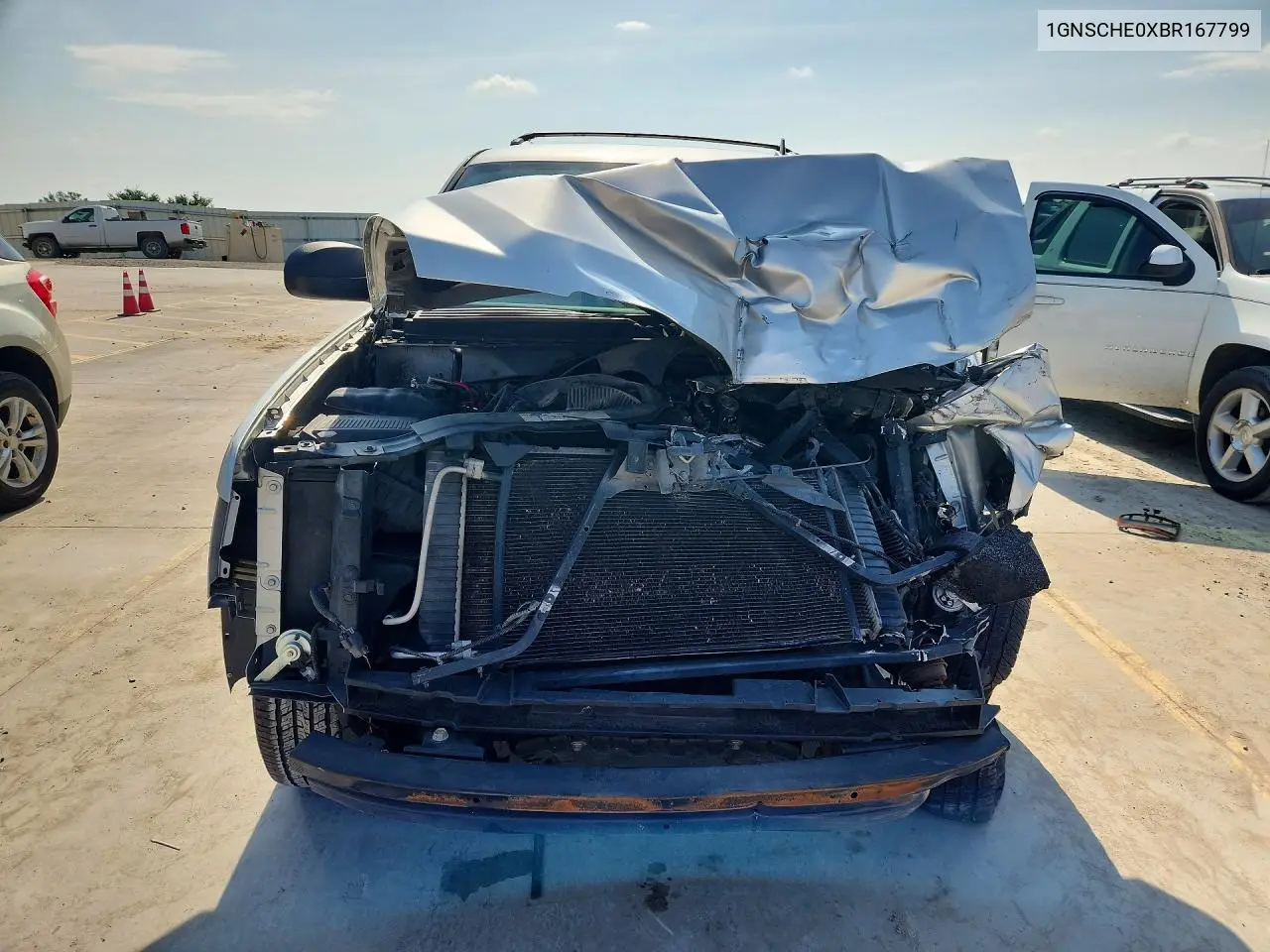 2011 Chevrolet Suburban C1500 Ls VIN: 1GNSCHE0XBR167799 Lot: 58540896