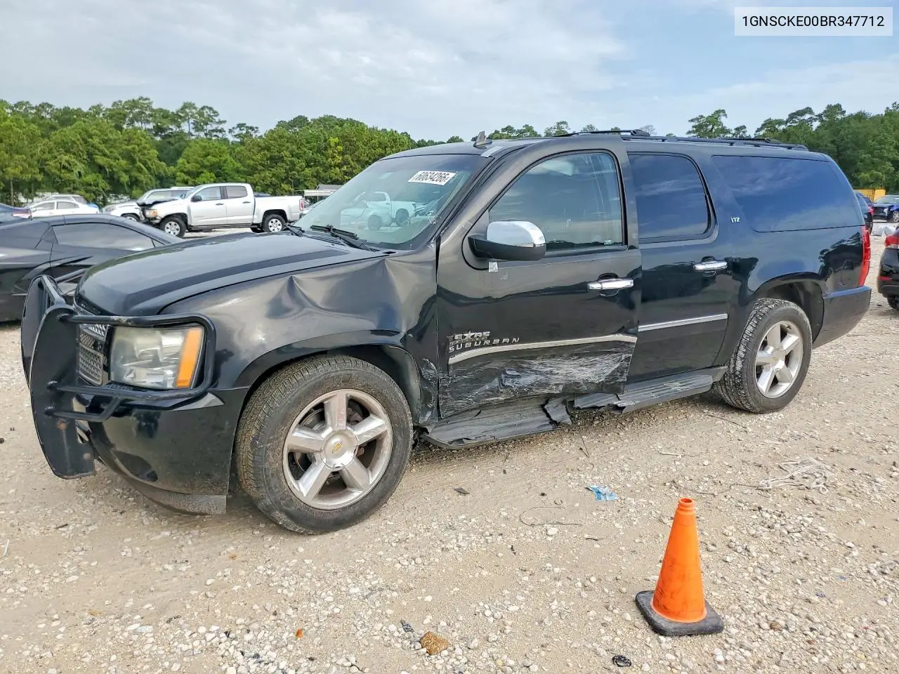 2011 Chevrolet Suburban C1500 Ltz VIN: 1GNSCKE00BR347712 Lot: 60634266