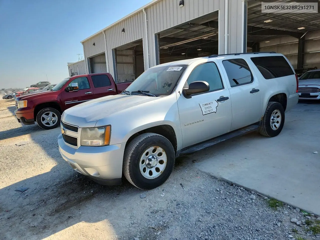 2011 Chevrolet Suburban K1500 VIN: 1GNSK5E32BR291271 Lot: 60941116