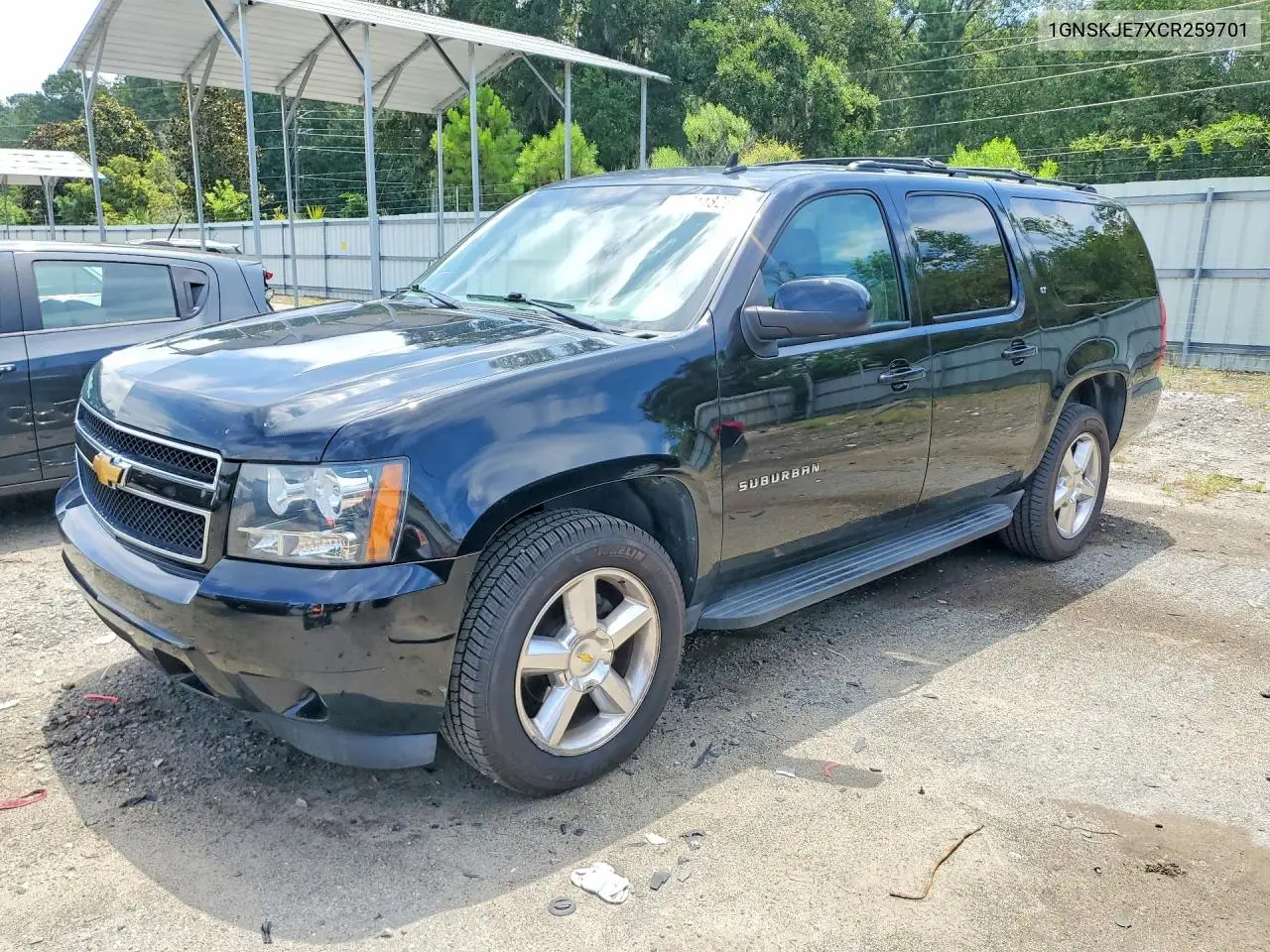 2012 Chevrolet Suburban K1500 Lt VIN: 1GNSKJE7XCR259701 Lot: 61011826