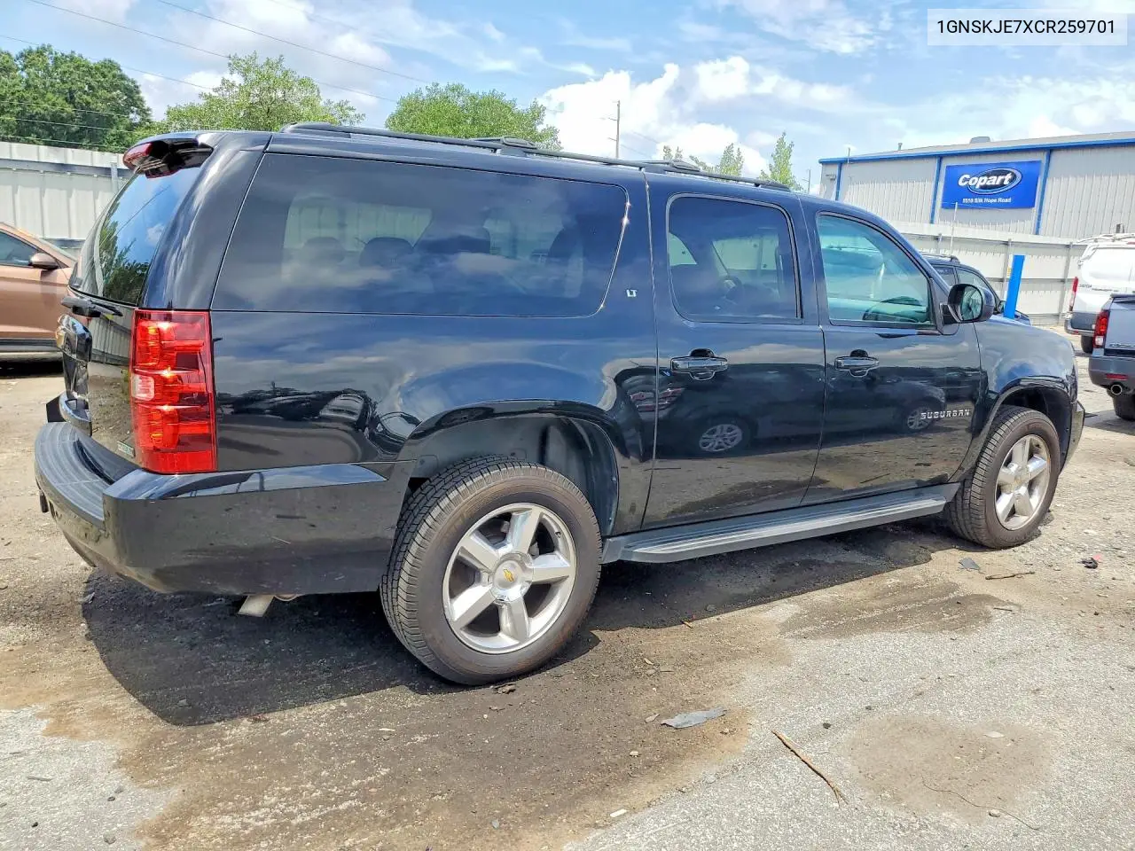 2012 Chevrolet Suburban K1500 Lt VIN: 1GNSKJE7XCR259701 Lot: 61011826