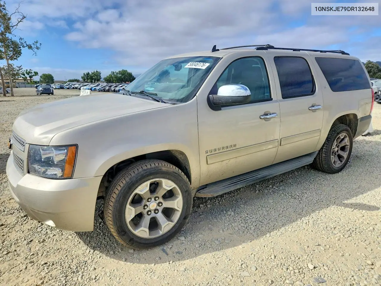 2013 Chevrolet Suburban K1500 Lt VIN: 1GNSKJE79DR132648 Lot: 58046176