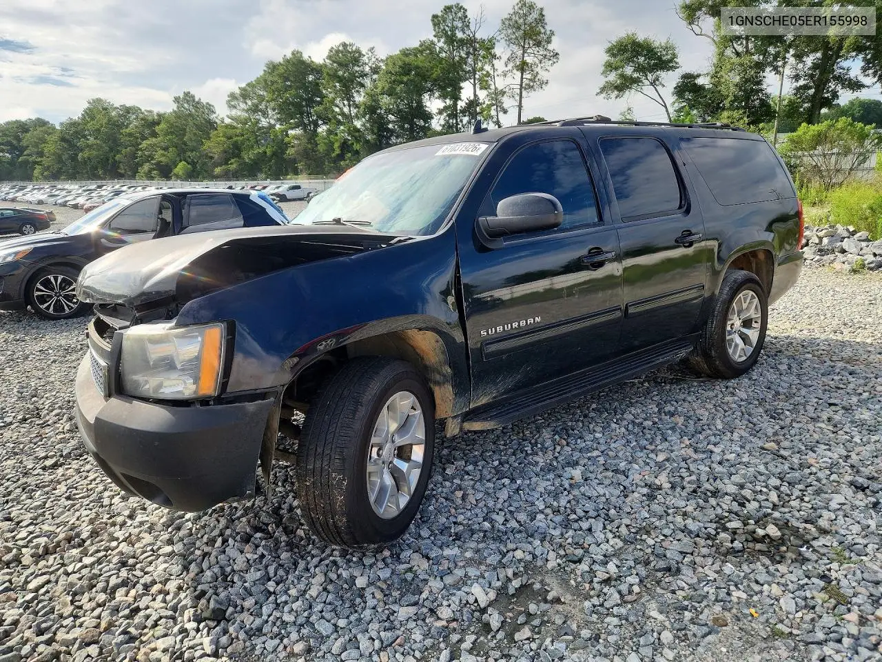 2014 Chevrolet Suburban C1500 Ls VIN: 1GNSCHE05ER155998 Lot: 61031926