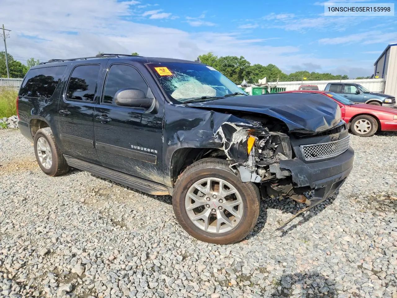 2014 Chevrolet Suburban C1500 Ls VIN: 1GNSCHE05ER155998 Lot: 61031926
