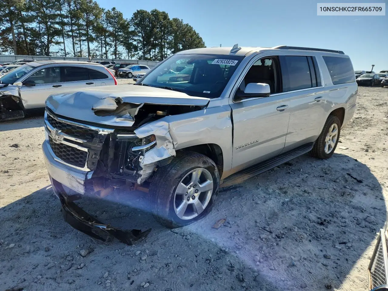 1GNSCHKC2FR665709 2015 Chevrolet Suburban C1500 Ls