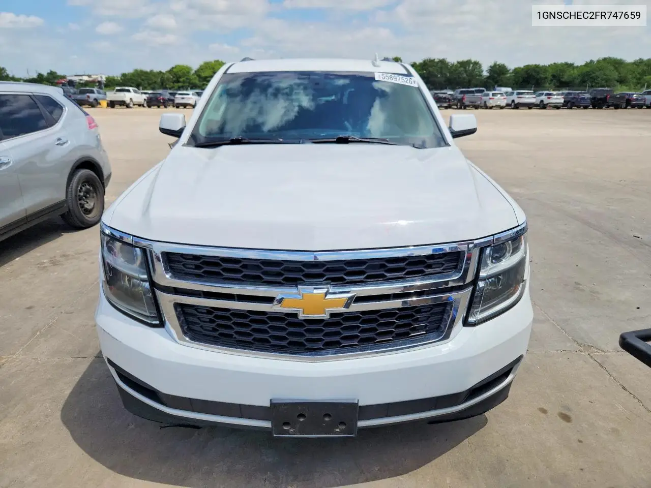 2015 Chevrolet Suburban C1500 Ls VIN: 1GNSCHEC2FR747659 Lot: 55897526