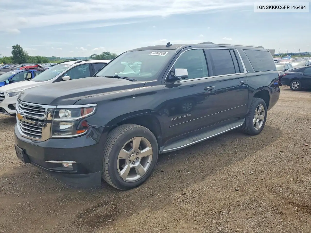 2015 Chevrolet Suburban K1500 Ltz VIN: 1GNSKKKC6FR146484 Lot: 56328386