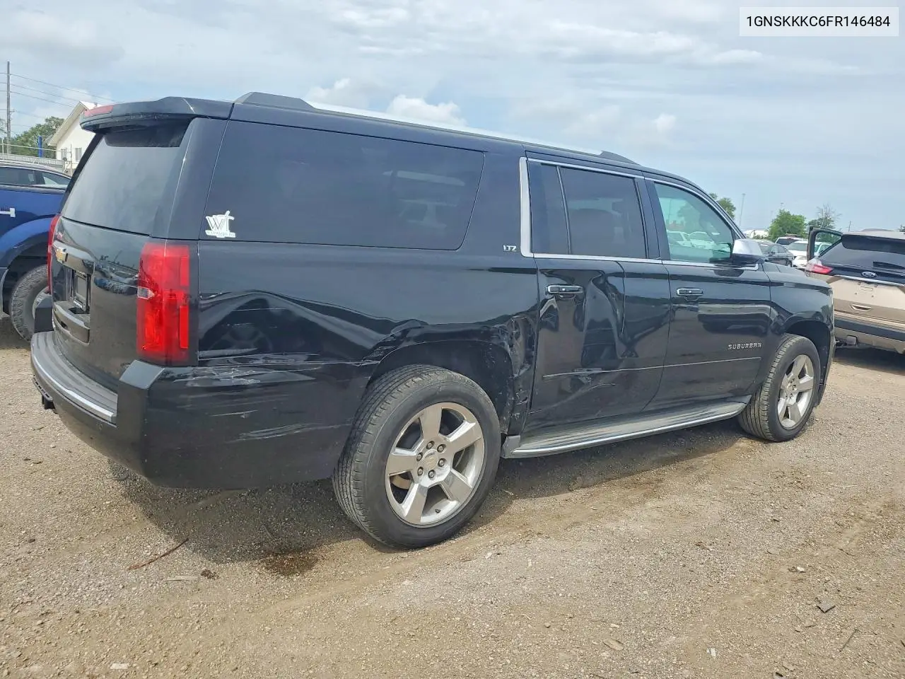 2015 Chevrolet Suburban K1500 Ltz VIN: 1GNSKKKC6FR146484 Lot: 56328386