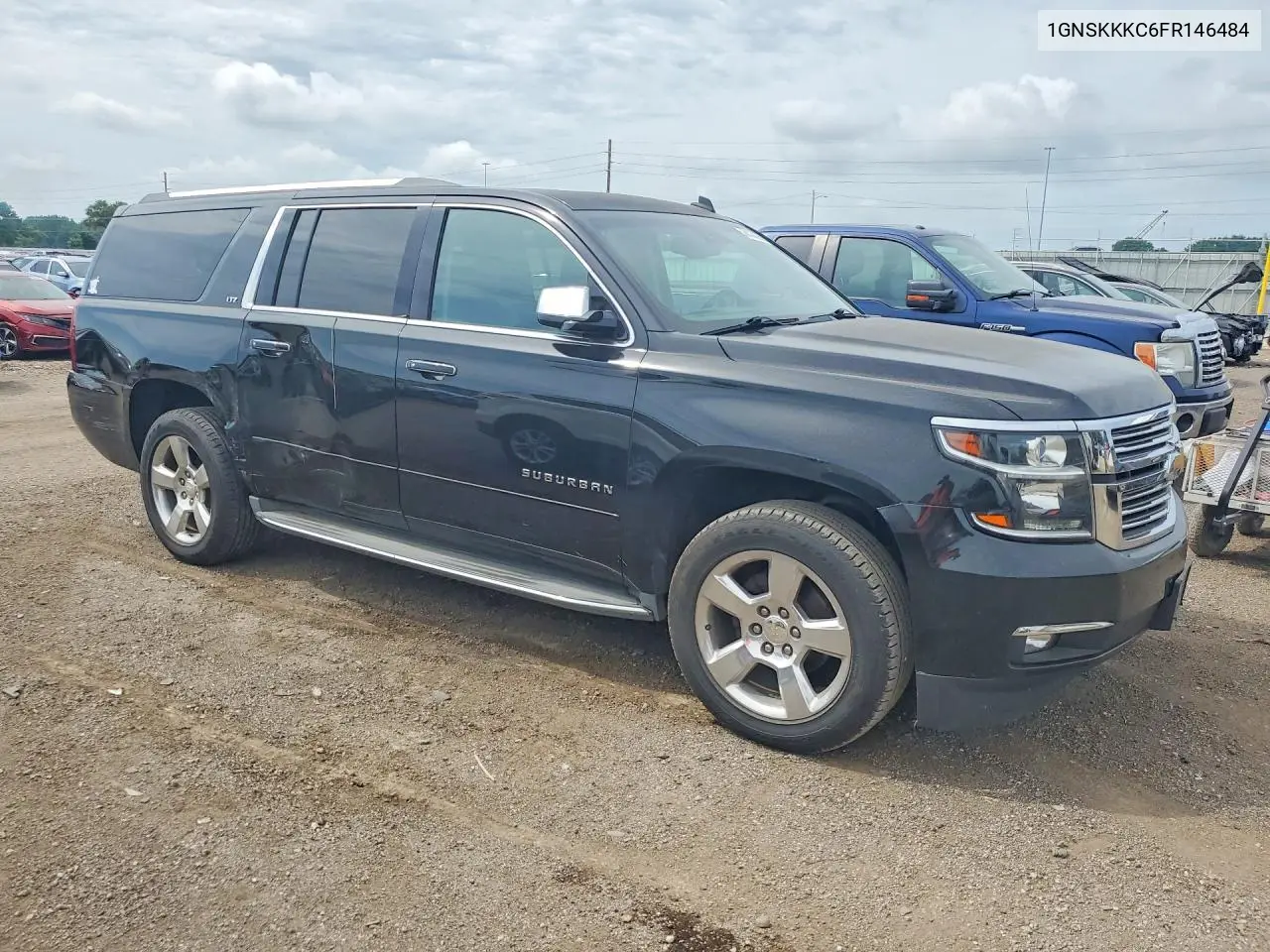 2015 Chevrolet Suburban K1500 Ltz VIN: 1GNSKKKC6FR146484 Lot: 56328386