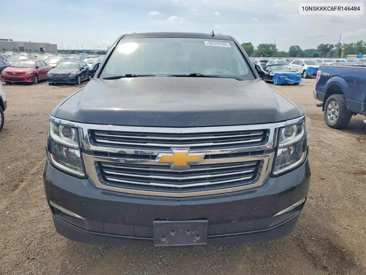 2015 Chevrolet Suburban K1500 Ltz VIN: 1GNSKKKC6FR146484 Lot: 56328386