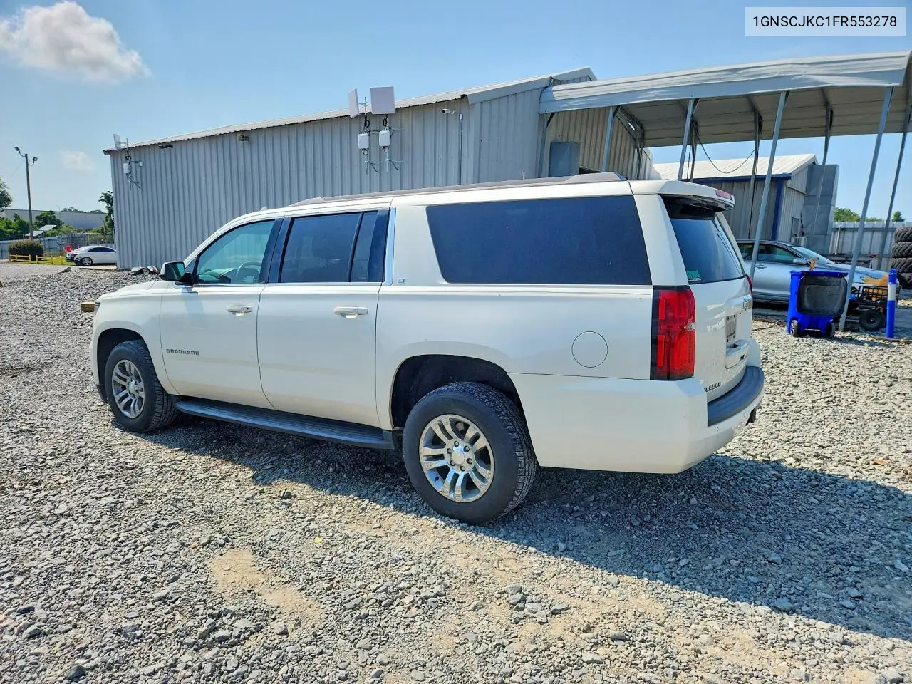 2015 Chevrolet Suburban C1500 Lt VIN: 1GNSCJKC1FR553278 Lot: 59610796
