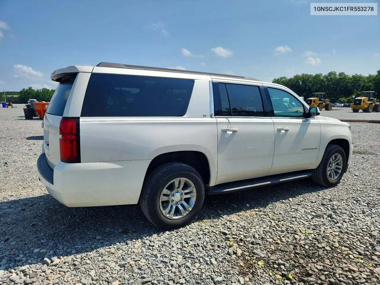 2015 Chevrolet Suburban C1500 Lt VIN: 1GNSCJKC1FR553278 Lot: 59610796