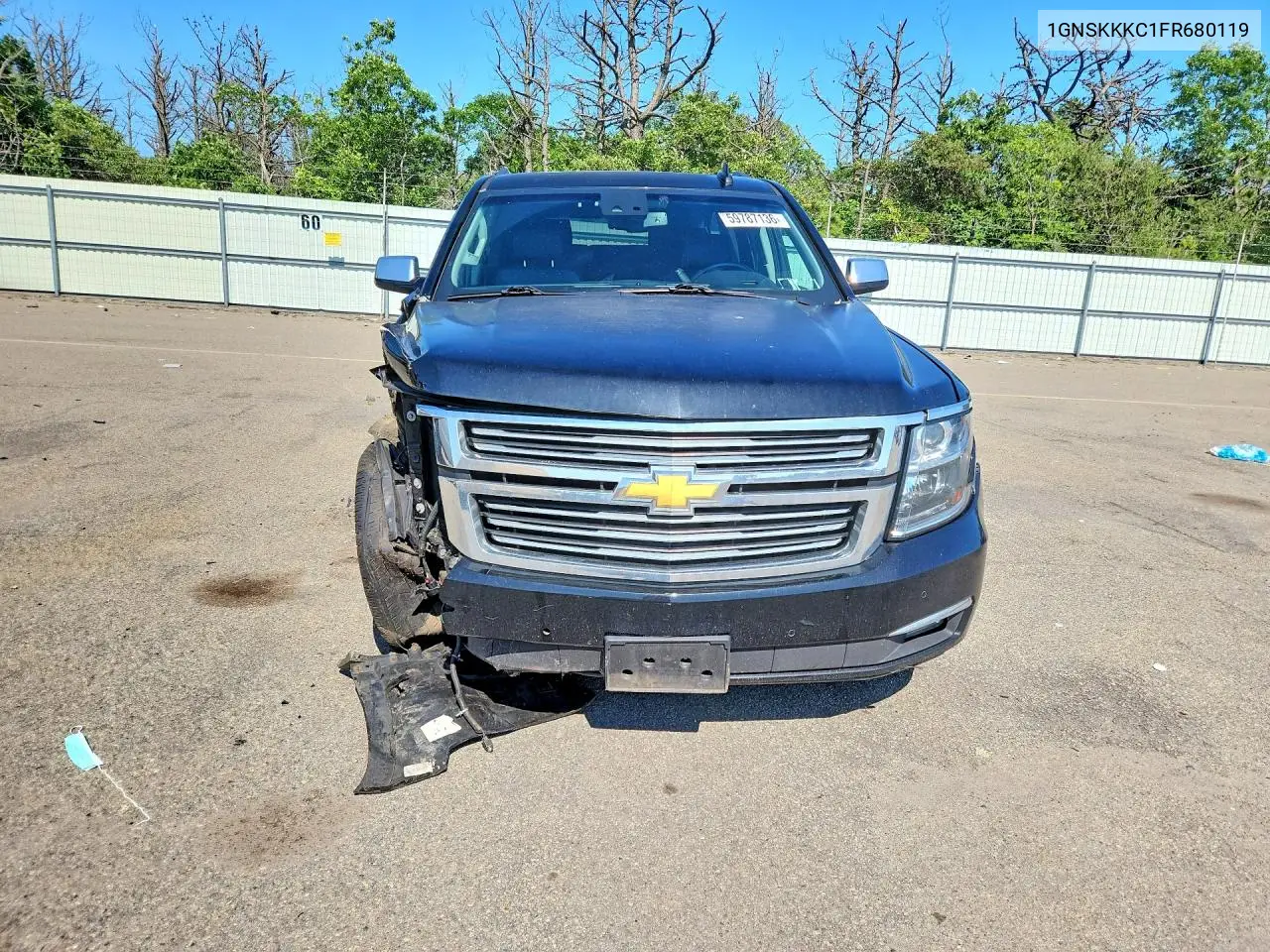 2015 Chevrolet Suburban K1500 Ltz VIN: 1GNSKKKC1FR680119 Lot: 59787136
