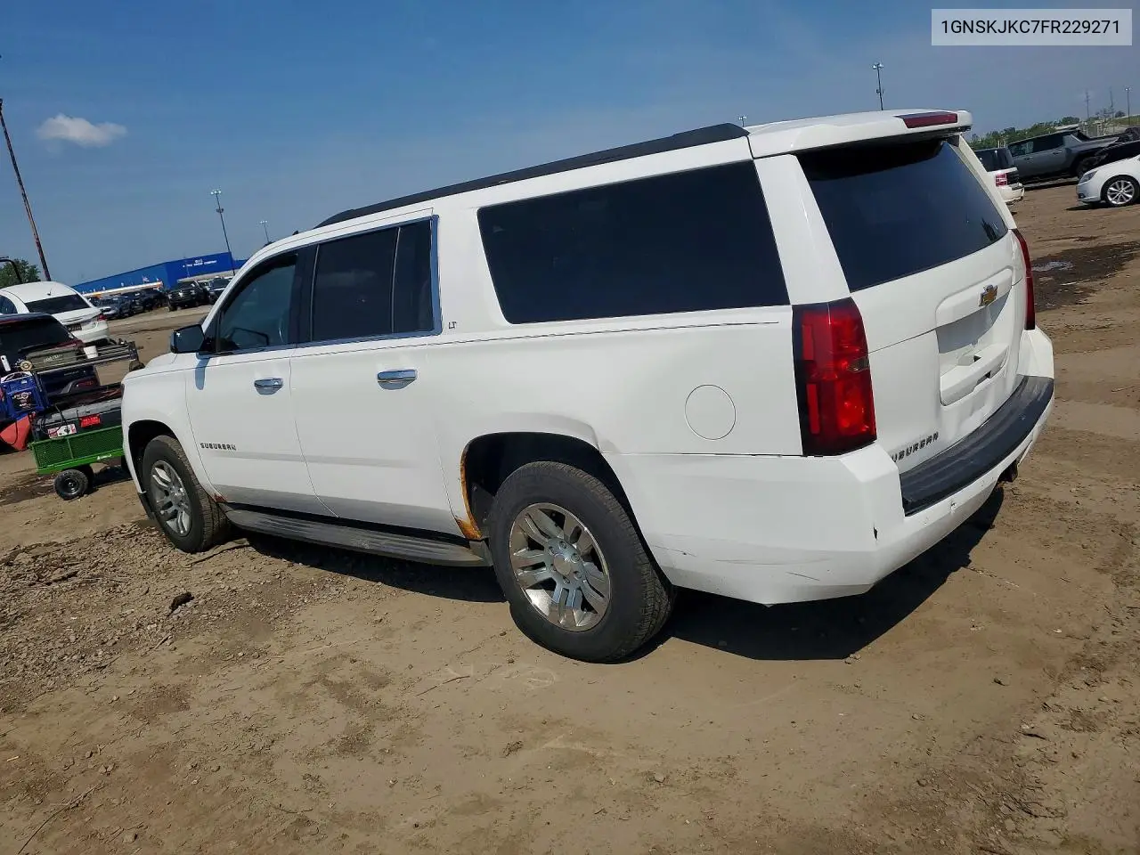 2015 Chevrolet Suburban K1500 Lt VIN: 1GNSKJKC7FR229271 Lot: 59849496