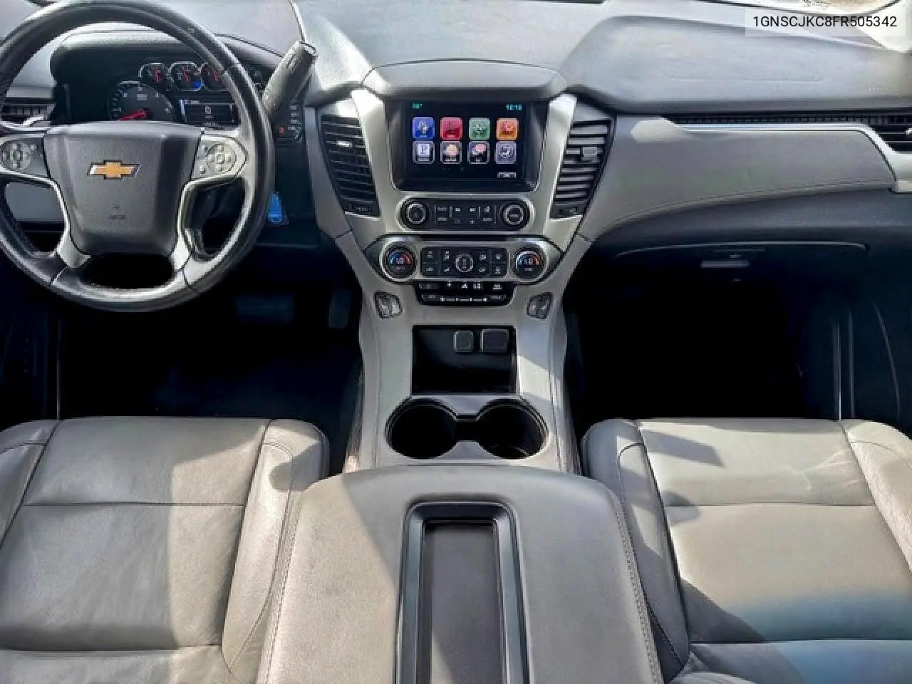 1GNSCJKC8FR505342 2015 Chevrolet Suburban C1500 Lt