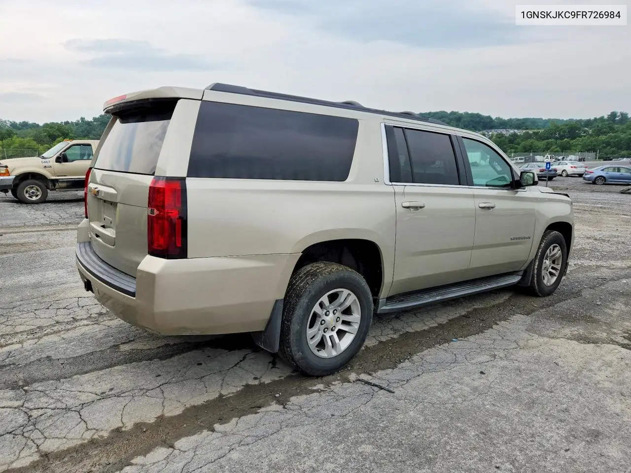 2015 Chevrolet Suburban K1500 Lt VIN: 1GNSKJKC9FR726984 Lot: 60604726