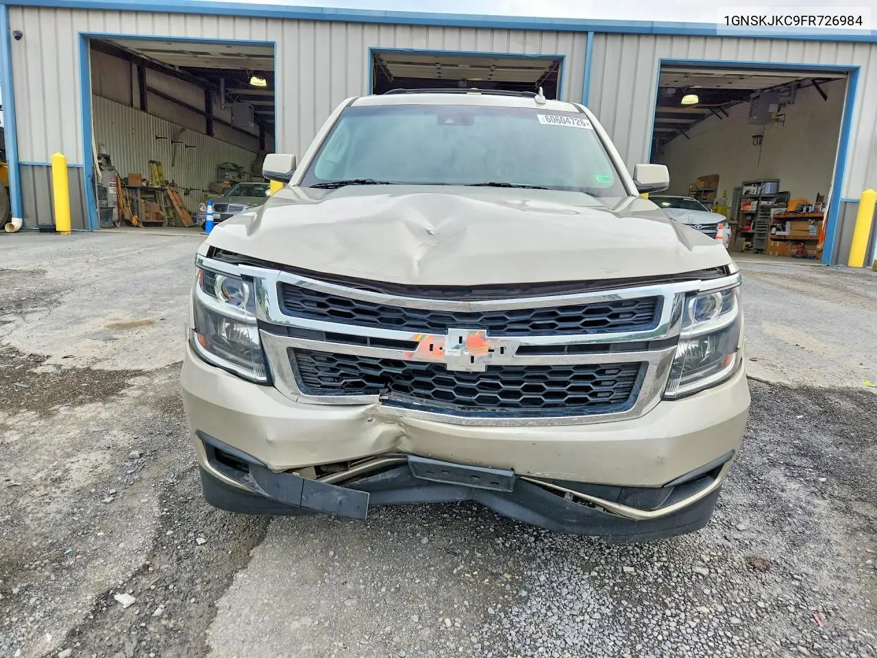 2015 Chevrolet Suburban K1500 Lt VIN: 1GNSKJKC9FR726984 Lot: 60604726