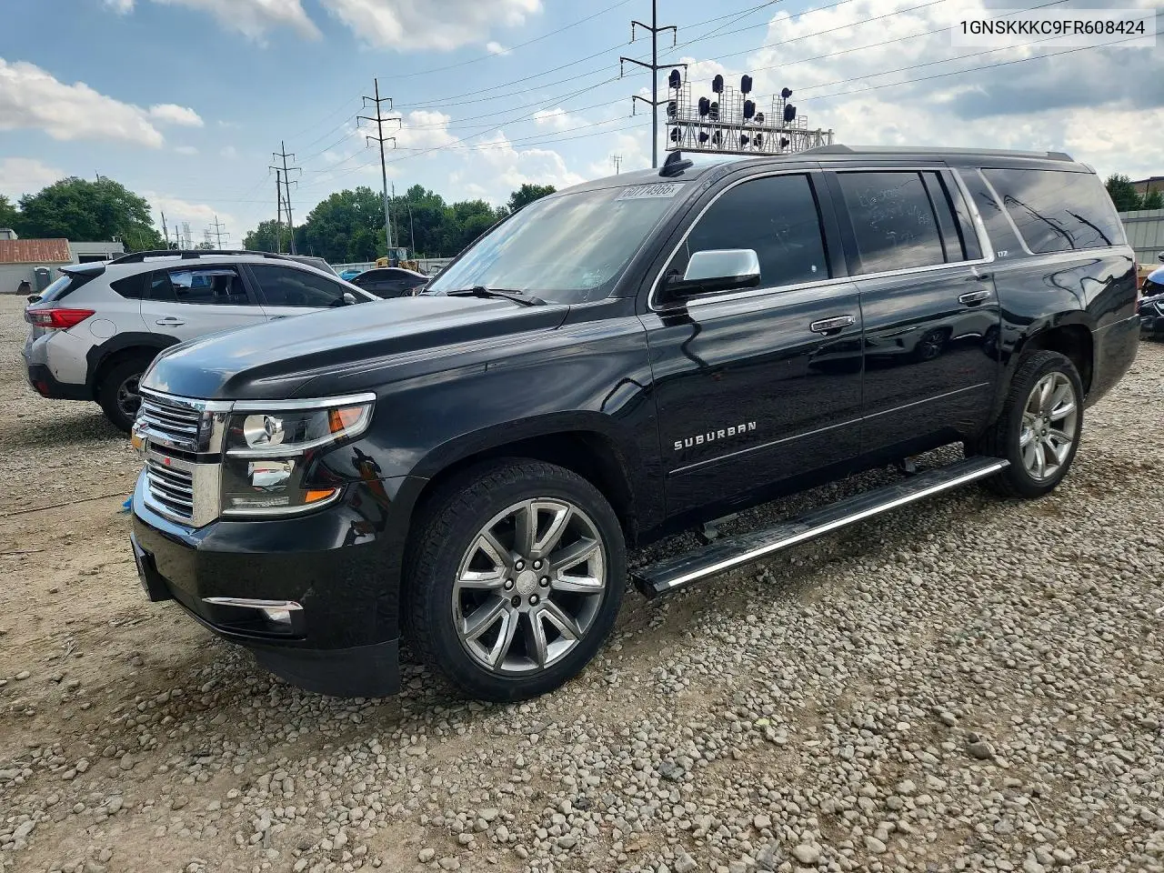 2015 Chevrolet Suburban K1500 Ltz VIN: 1GNSKKKC9FR608424 Lot: 60774966
